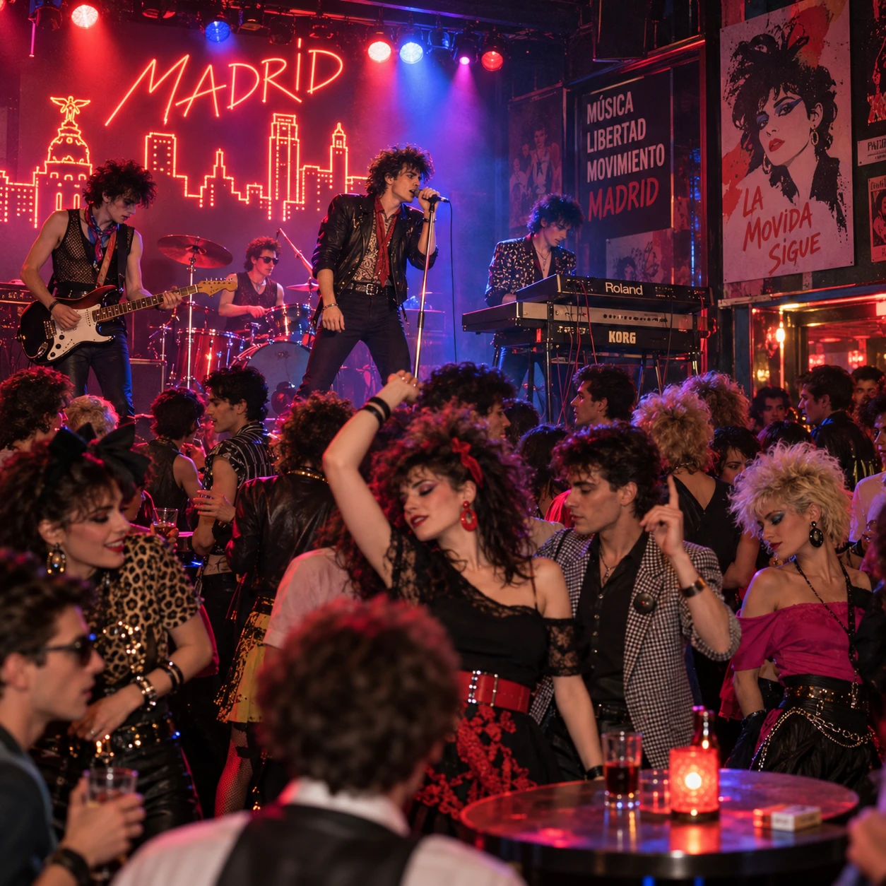 El impacto de la Movida Madrileña en el desarrollo del disco-rock español